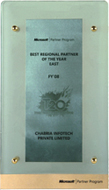 Microsoft Best Regional Partner of the FY 2008